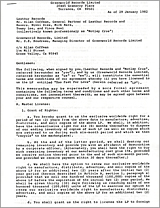 LEATHUR RECORDS CONTRACT - JANUARY 29, 1982