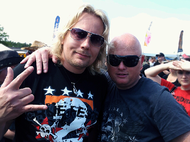 DANIEL AND HASSE AT THE SWEDEN ROCK FESTIVAL 2012