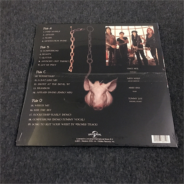 Mötley Crüe - Generation Swine, Bootleg LP