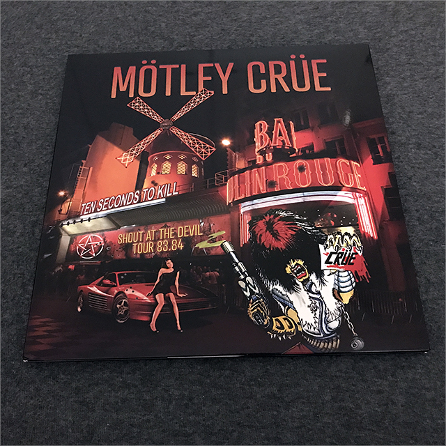 Mötley Crüe, Ten Seconds To Kill, Red Vinyl, Bootleg LP