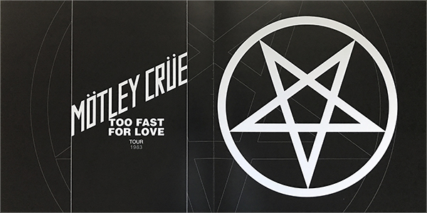 Mötley Crüe - Too Fast For Love Tour, Poster