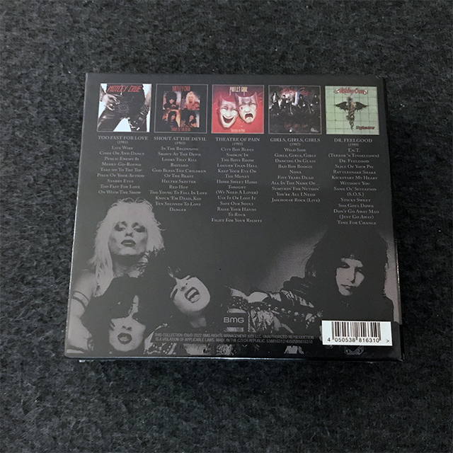 MÖTLEY CRÜE - CRÜCIAL CRÜE, THE STUDIO ALBUMS 1981-1989, CD
