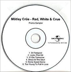 RED, WHITE & CRUE - PROMO SAMPLER