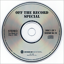 OFF THE RECORD SPECIAL