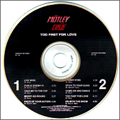 TOO FAST FOR LOVE - LEATHUR RECORDS BOOTLEG CD