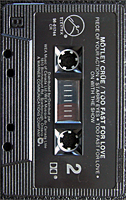 TOO FAST FOR LOVE - CANADIAN PRESS CASSETTE [10 tracks - 9 listed]