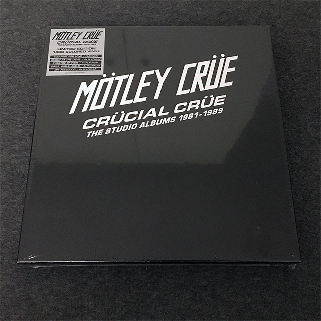 MÖTLEY CRÜE - CRÜCIAL CRÜE, THE STUDIO ALBUMS 1981-1989, Vinyl